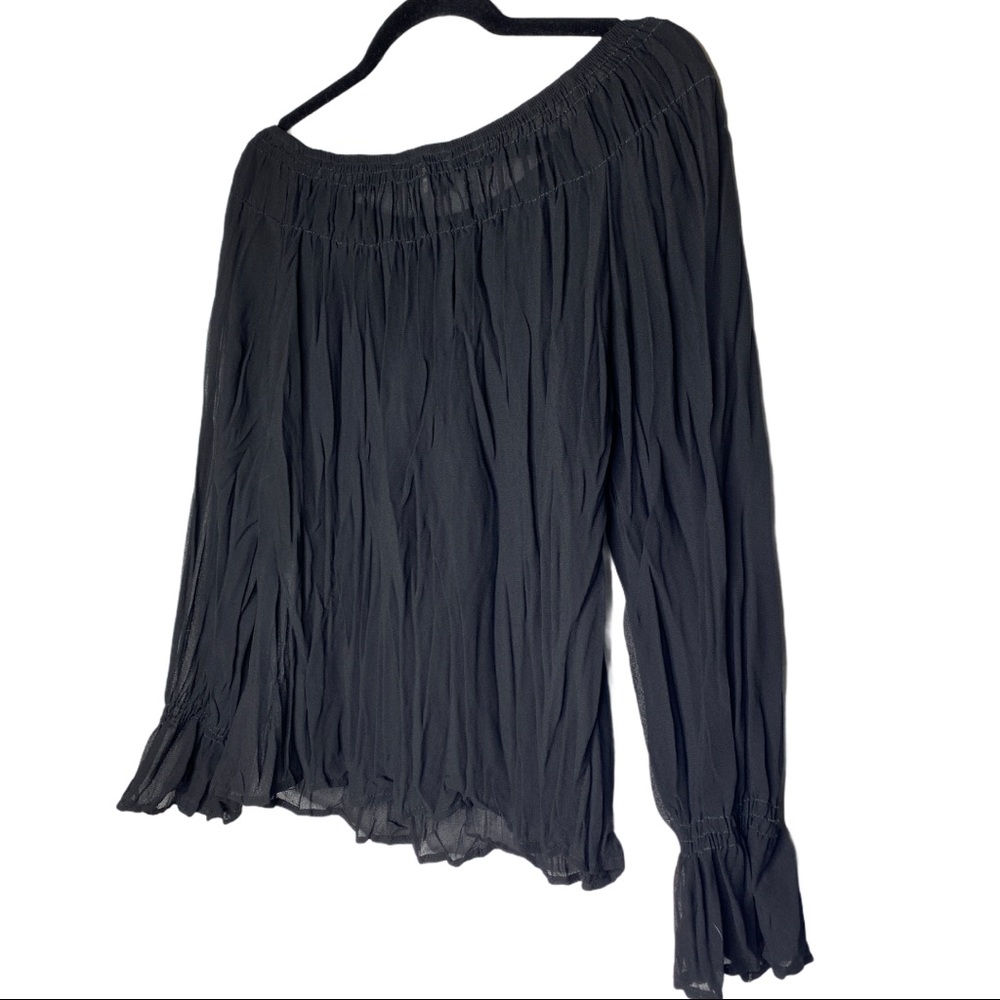 Harlow long sleeve peasant blouse size M - Picture 7 of 13